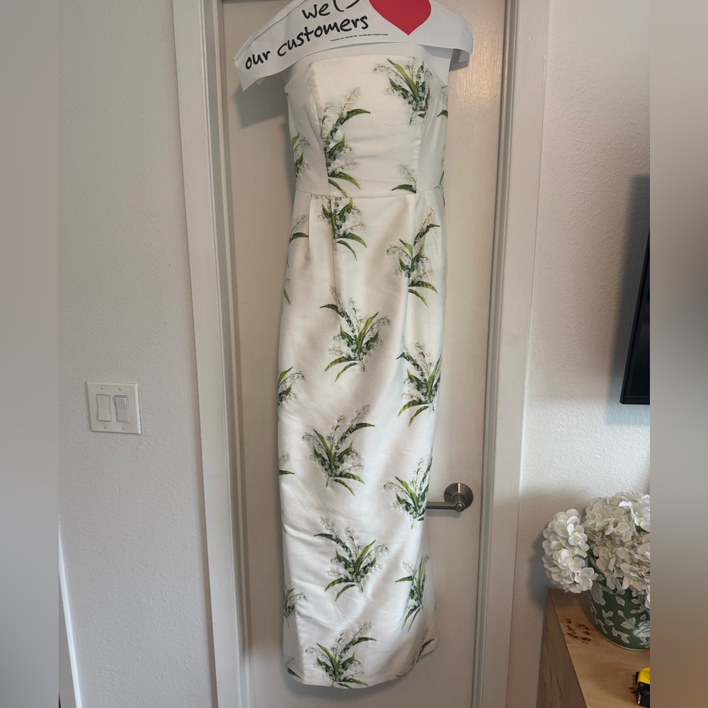 Lula Kate Lily of the Valley Jacquard Dress – White, Size 2 (Worn Once)